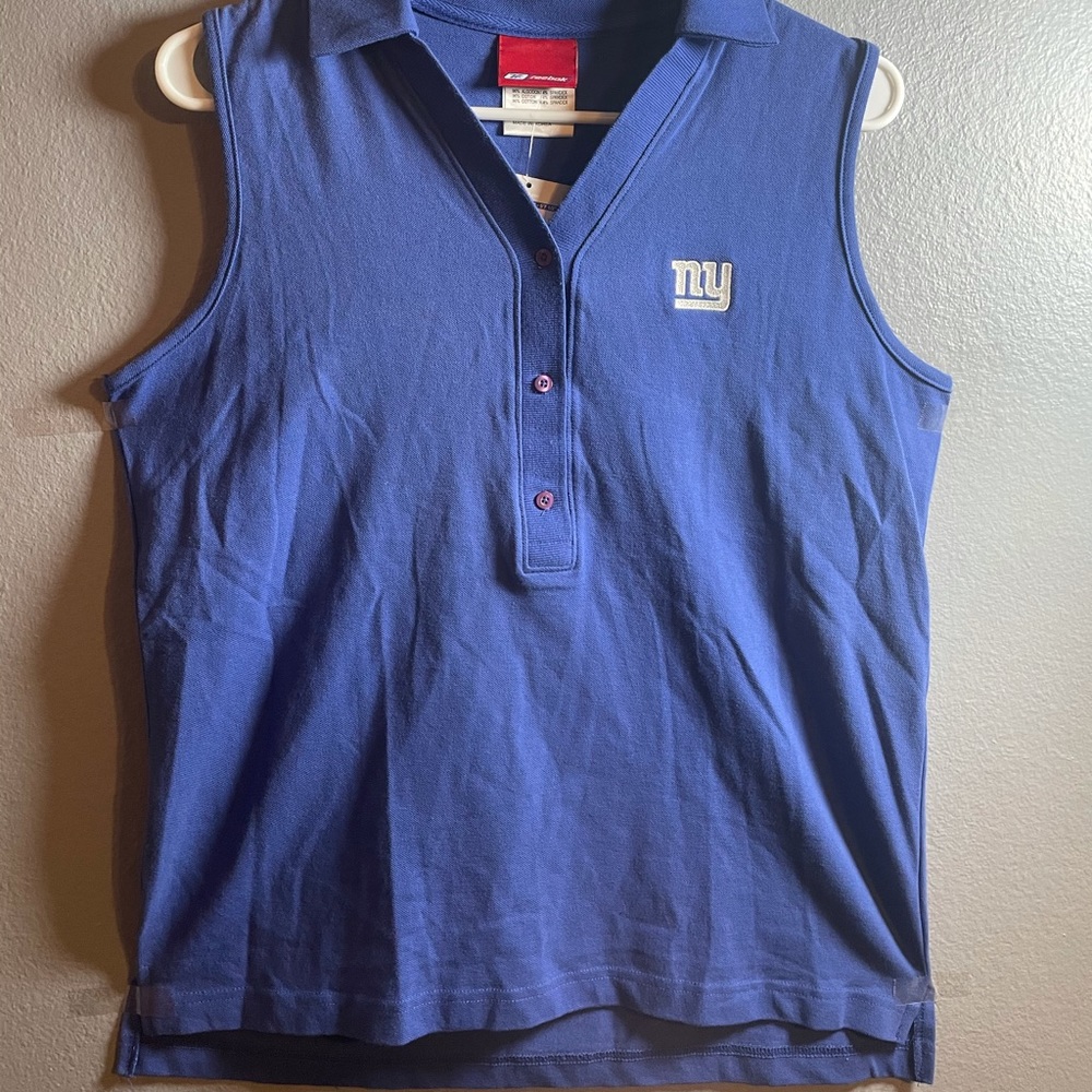 Reebok New York Giants Woman’s Polo NWT Large